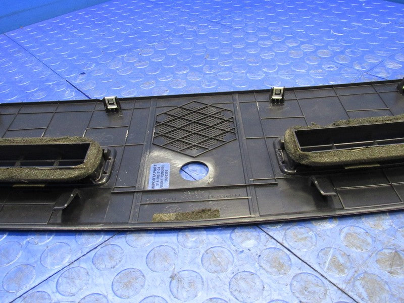 08-14 Dodge Challenger SRT8 Dash Defrost Upper Trim Panel Grille Dark 