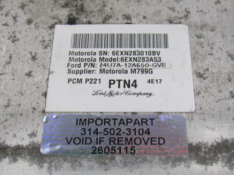 04 Ford F150 5.4L 4x4 ECU ECM PCM Engine Computer GSH1 4U7A-12A650-GVB