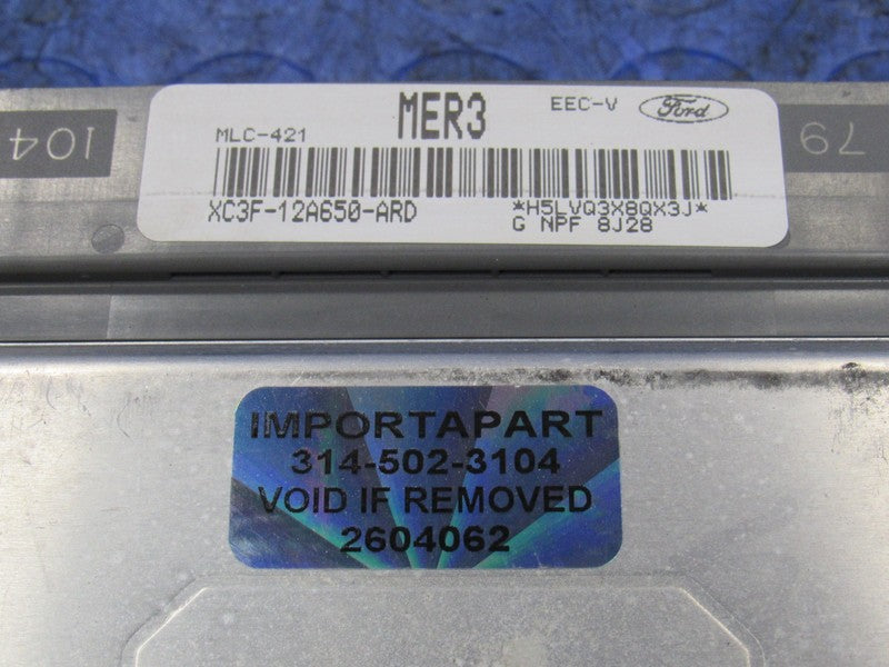 99 Ford F250 F350 5.4L AT ECU ECM PCM Engine Computer MER3 XC3F-12A650