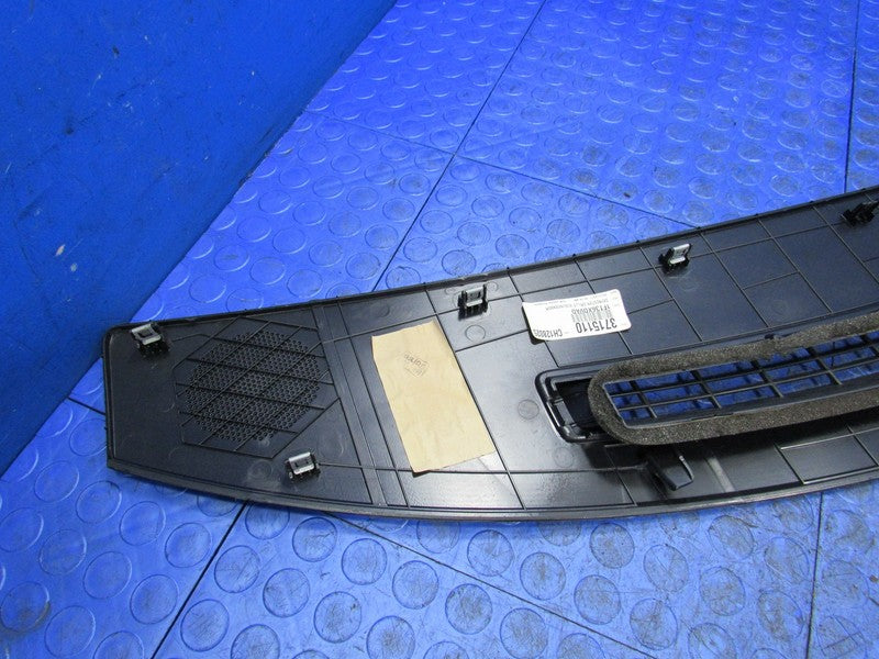 08-14 Dodge Challenger SRT8 Dash Defrost Upper Trim Panel Grille Dark 