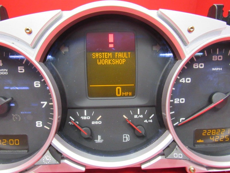 05-06 Porsche Cayenne S Instrument Gauge Cluster Speedometer High Silv