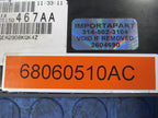 PROGRAMMED PLUG & PLAY 10 Grand Cherokee 3.7 4x2 ECU 68060510AC 510 PR