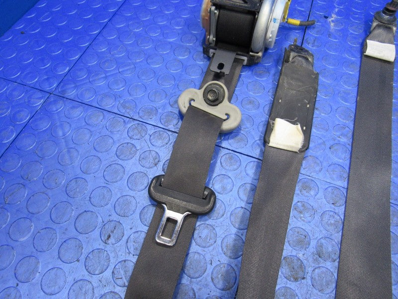 09-13 Honda Fit Front Driver Passenger Seat Belt Retractor Set Black 7