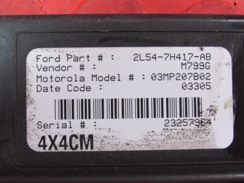 03-05 Explorer Sport Trac / 06 Ranger Transfer Case Module 2L54-7H417-