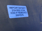 10-15 Mazda CX-9 Center Dash Radio Climate Control Vent Bezel Trim Bla