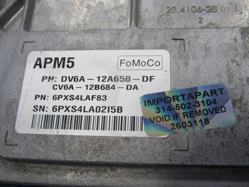 14-15 Ford Transit Connect 2.5L ECU ECM PCM Engine Computer DV6A-12A65