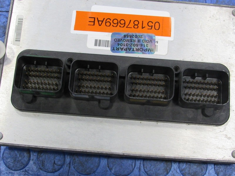 PROGRAMMED PLUG & PLAY 09 Jeep Wrangler JK 3.8L AT ECM 05187669AE 669 