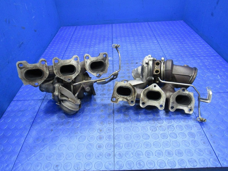 15-18 Porsche Macan S GTS 95B 3.0L V6 Twin Turbo Turbocharger Pair LH 