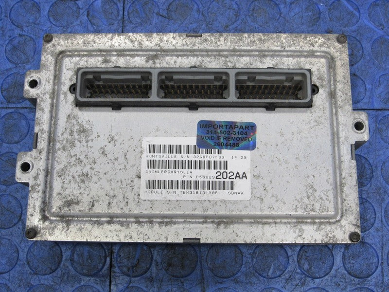 PROGRAMMED PLUG & PLAY 02 Dodge Durango 4.7L V8 ECM PCM 56029202AA 202