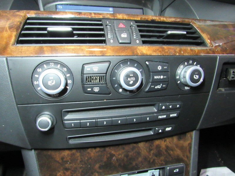 08-10 BMW 528 535 550 AC Heater Climate Control Panel