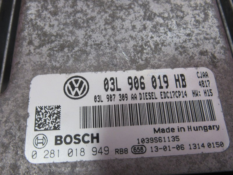 14 VW Jetta 2.0L TDI Diesel ECU ECM  Engine Computer Module 03L 906 01