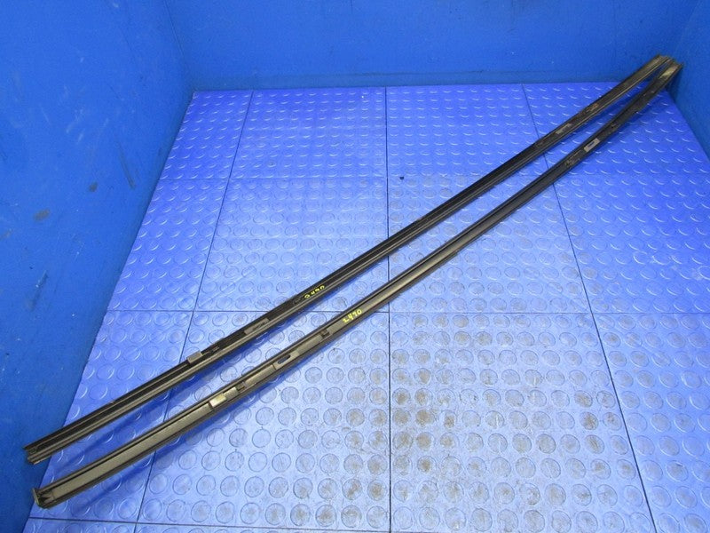 99-02 BMW Z3 Coupe Roof Trim Drip Rail Rain Gutter Left Right Pair Bla