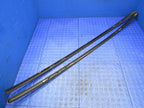 99-02 BMW Z3 Coupe Roof Trim Drip Rail Rain Gutter Left Right Pair Bla
