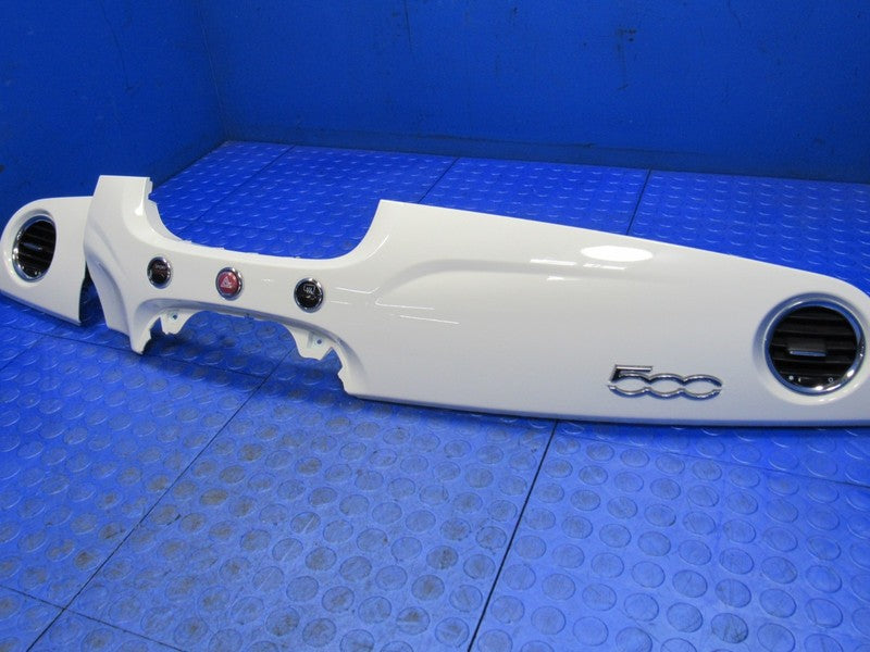 12-15 Fiat 500 Dash Dashboard Trim Panel Set Air Vent White 1SC361W3AC