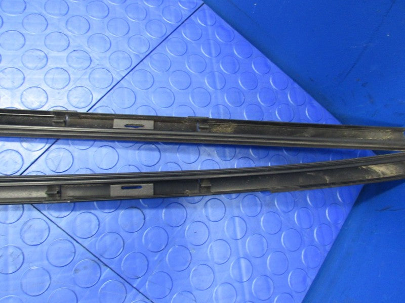 99-02 BMW Z3 Coupe Roof Trim Drip Rail Rain Gutter Left Right Pair Bla
