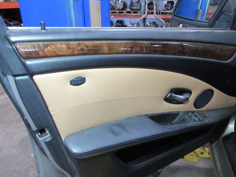 08-10 BMW 528 535 550 Left LH Driver Side Front Door Trim Panel Natura