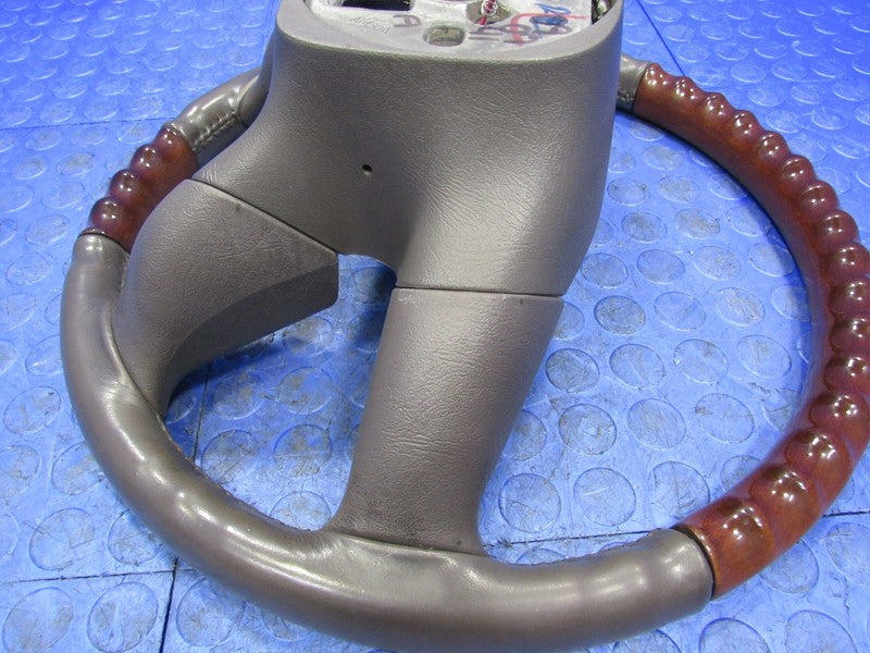 03-06 Escalade Yukon Denali Leather Wrapped Wood Grain Steering Wheel 