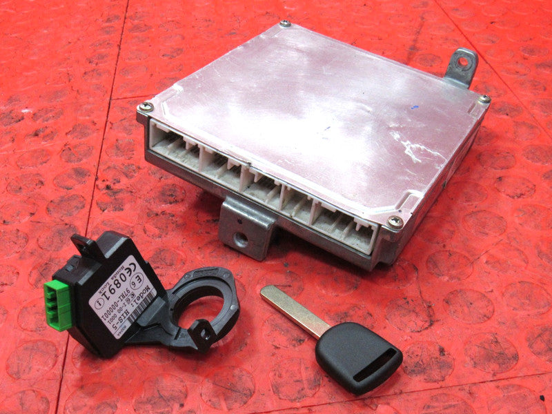 04-05 Honda Civic LX VP AT ECU ECM PCM Engine Computer Key Set 37820-P
