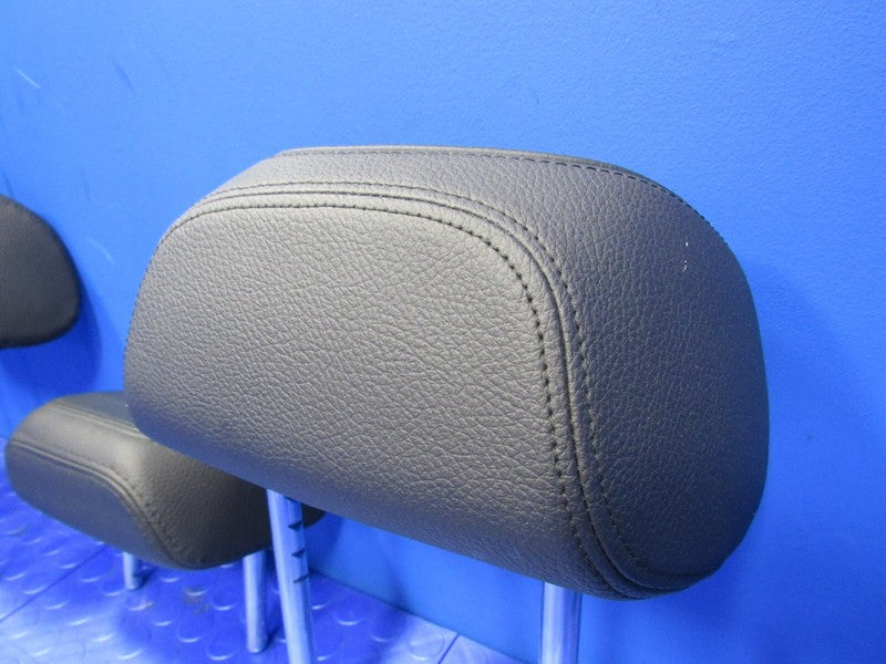 14-18 BMW X5 F15 2nd Row Rear Seat Head Rest Headrests Set Leather Bla