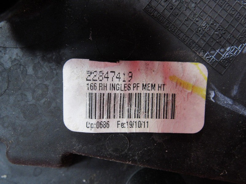 10-14 Cadillac SRX Right Passenger RH Door Mirror Assembly Magna Steel