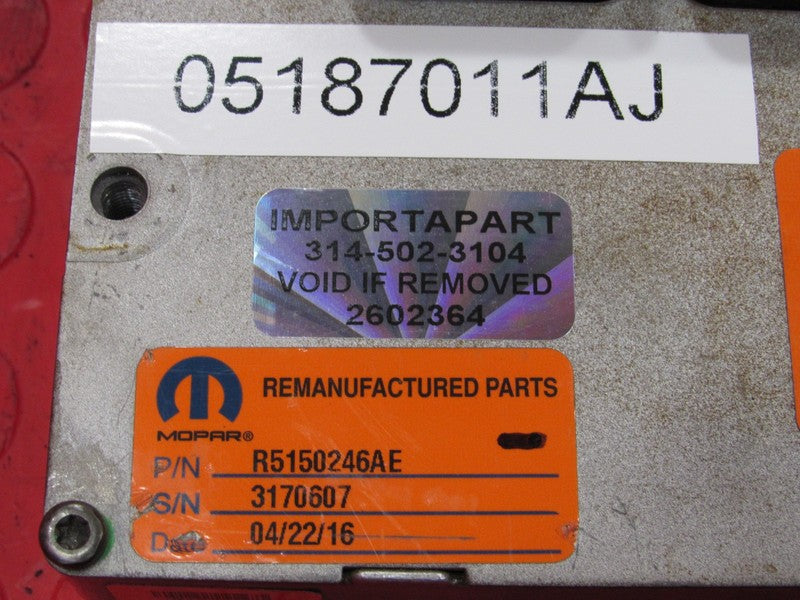PLUG & PLAY 08 Charger 300 Magnum 2.7L Engine Computer ECU 05187011 PR