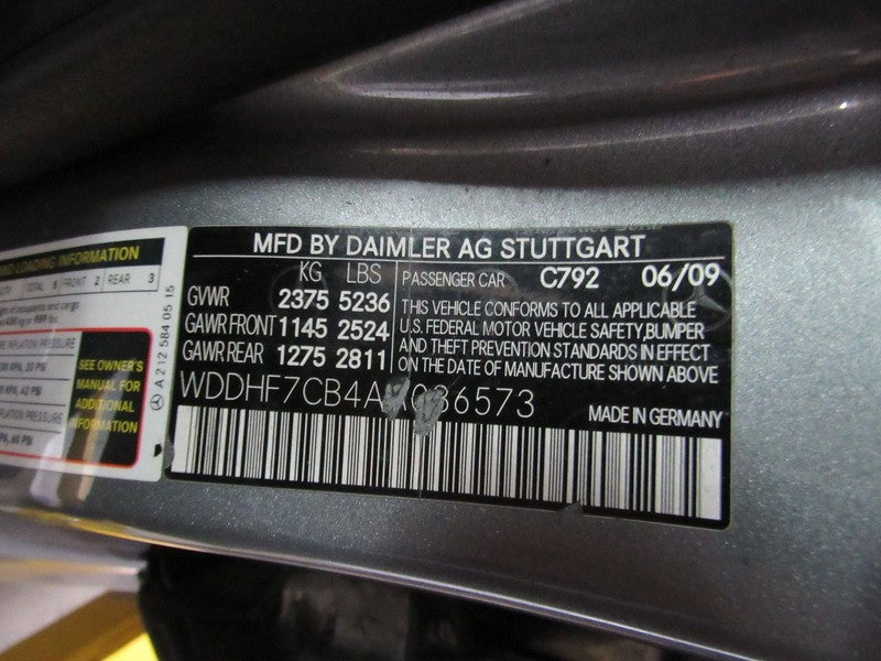 10-13 Mercedes W212 E350 E550 Trunk Mounted Reverse Back Up Camera