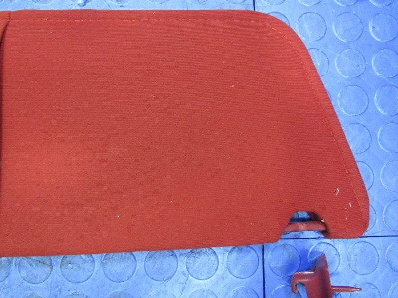 87-96 F150 F250 F350 Bronco Right Left Sun Visor Shade Red Pair Set 54