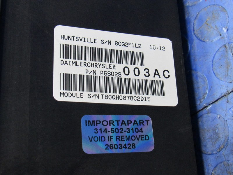08-09 Dodge Ram TIPM Totally Integrated Power Module Fuse Box 68028003