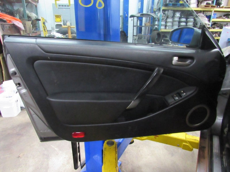 03-04 Infiniti G35 Coupe Left LH Driver Front Door Trim Panel Black W/