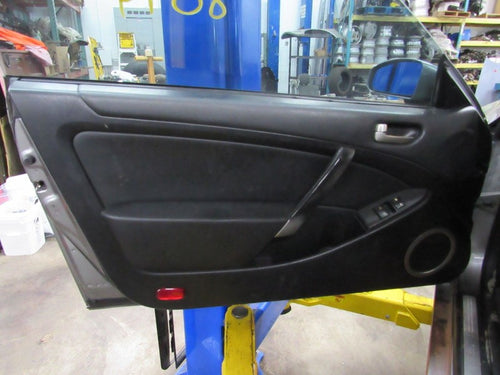 03-04 Infiniti G35 Coupe Left LH Driver Front Door Trim Panel Black W/