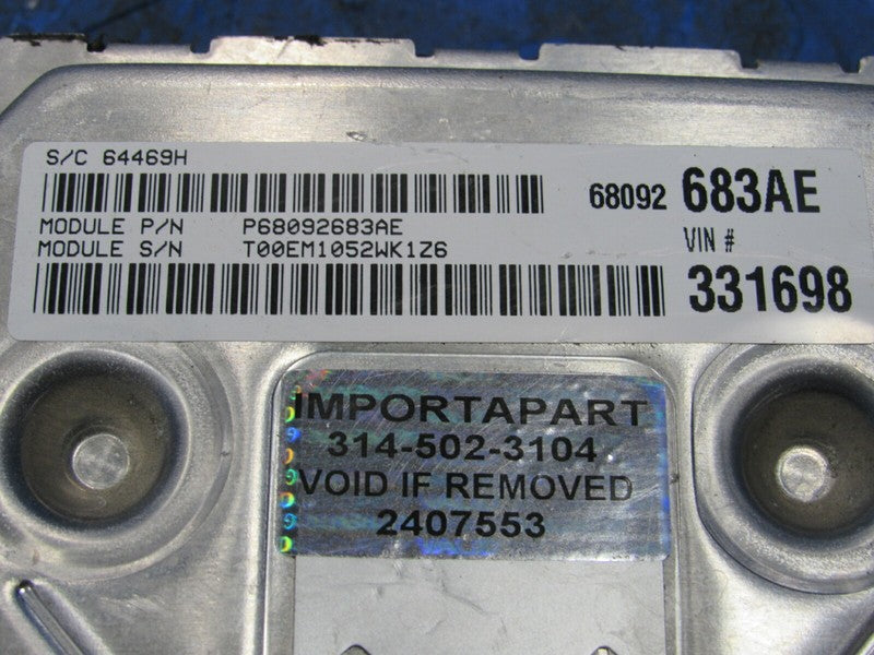 PROGRAMMED PLUG & PLAY 12 Dodge Journey 3.6 ECU ECM PCM 68092683AE 683