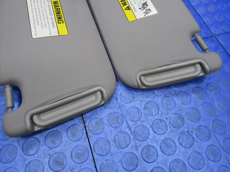 07-10 Hyundai Elantra Sedan Driver Passenger Sun Visor Set Pair Vinyl 