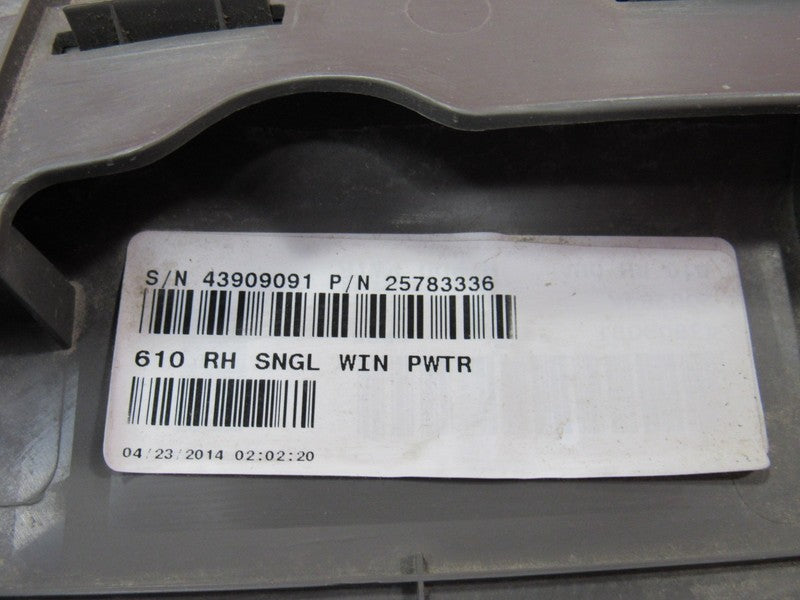 03-14 Express Savana 2500 3500 Right Pass Side RH Door Panel Dk Pewter