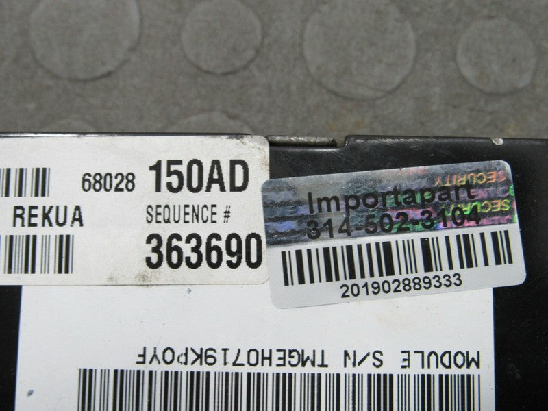 PROGRAMMED PLUG & PLAY 09 Grand Cherokee WK 3.7L 4x2 ECU 68028150AD 15