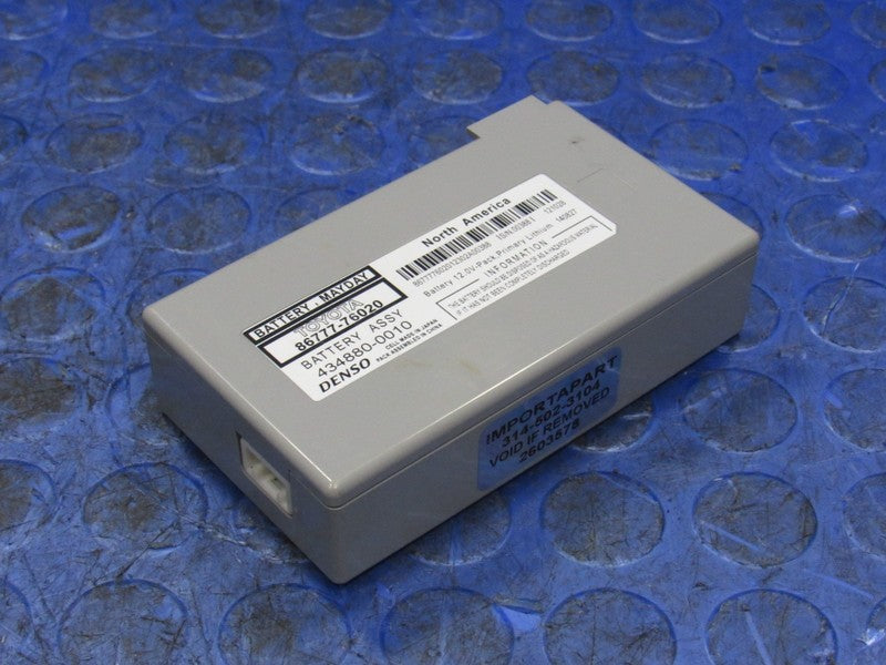 12-14 Lexus Toyota Mayday Back-Up Battery BUB Control Module 86777-760