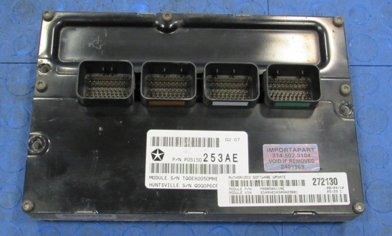 PROGRAMMED PLUG & PLAY 10 Caravan T & C 4.0 ECU ECM PCM 68050411AE 411