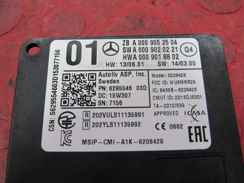 14-19 CLA250 / 15-20 GLA250 Rear Blind Spot Alert Radar Sensor 0009052