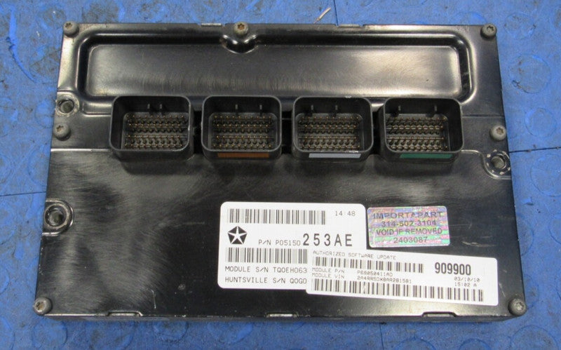 PLUG & PLAY 10 Caravan T & C 4.0L Engine Computer ECU 68050411 PROG 08