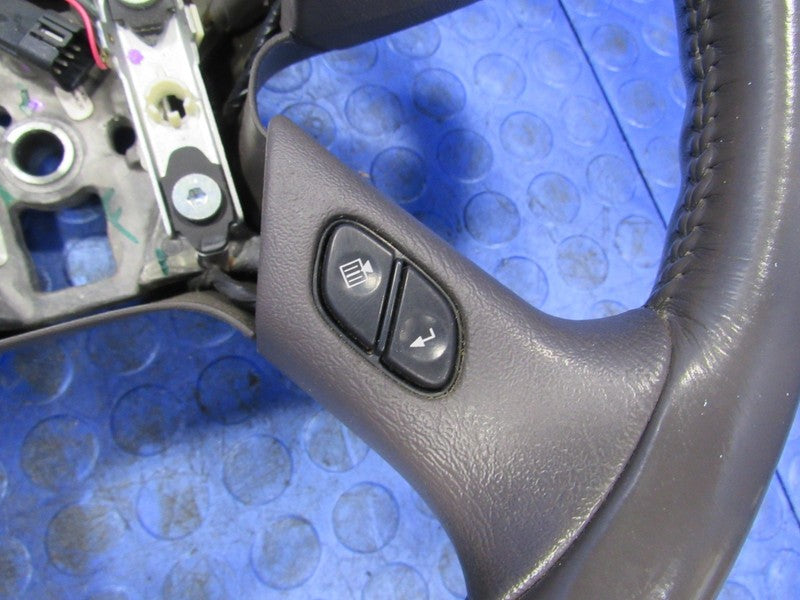 03-06 Escalade Yukon Denali Leather Wrapped Wood Grain Steering Wheel 