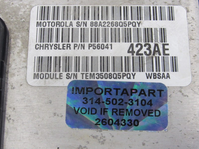 PROGRAMMED PLUG & PLAY 99 Jeep Grand Cherokee 4.0L ECM 56041423AE 423 