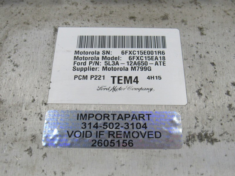 05 Ford F150 5.4L 4x4 ECU ECM PCM Engine Computer TEM4 5L3A-12A650-ATE