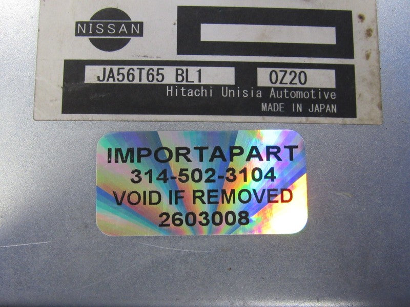 02 Nissan Sentra 1.8L QG18DE AT ECU ECM PCM Engine Computer JA56T65 BL