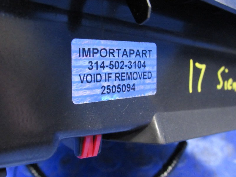 15-20 Toyota Sienna Shifter 7" Radio Dual Climate Control Bezel Vent T