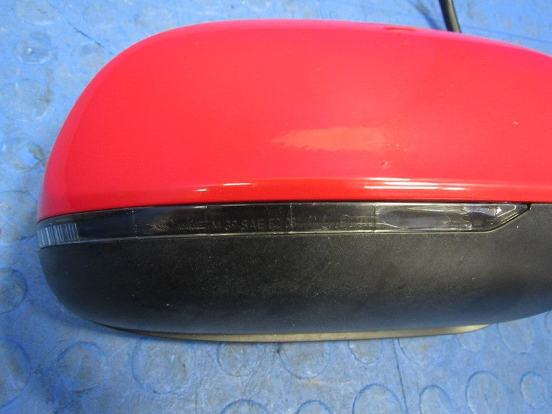 11 Audi A5 S5 Right Passenger Side Power Door Mirror With Blinker Red 