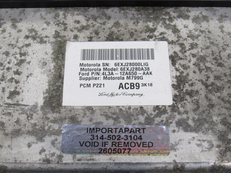 04 Ford F150 5.4L 4x2 ECU ECM PCM Engine Computer ACB9 4L3A-12A650-AAK
