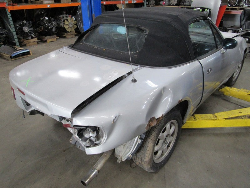 90-96 Mazda Miata MX-5 Left LH Driver Side Manual Door Mirror Silver S