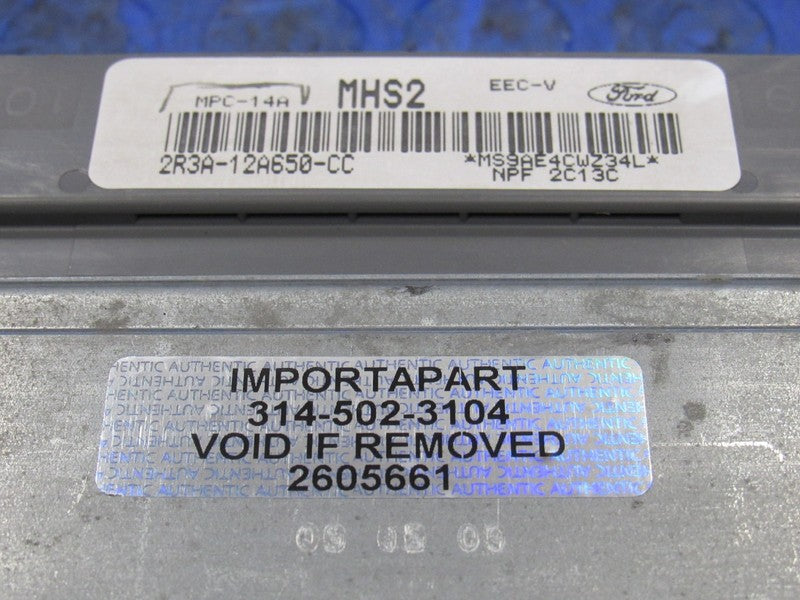 02 Ford Mustang GT 4.6L V8 AT ECU ECM PCM Engine Computer 2R3A-12A650-
