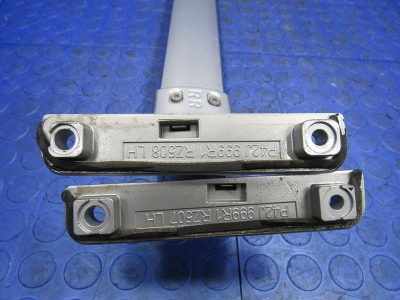14-20 Infiniti QX60 Roof Rail Luggage Rack Cross Bars Silver Front Rea