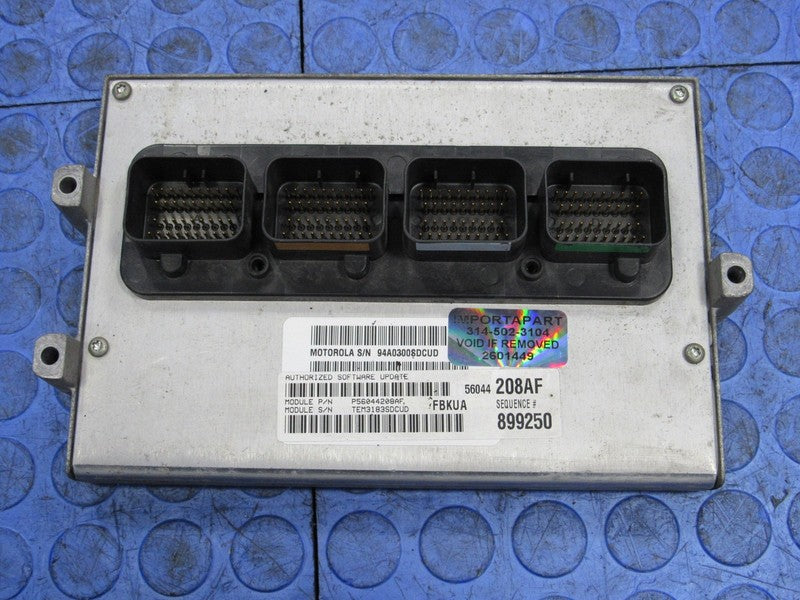 PROGRAMMED PLUG & PLAY 04 Jeep Liberty KJ 3.7L AT ECM 56044208AF 208 P