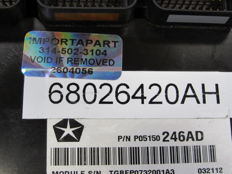 PROGRAMMED PLUG & PLAY 09 Dodge Charger 300 2.7L ECU 68026420AH 420 PR